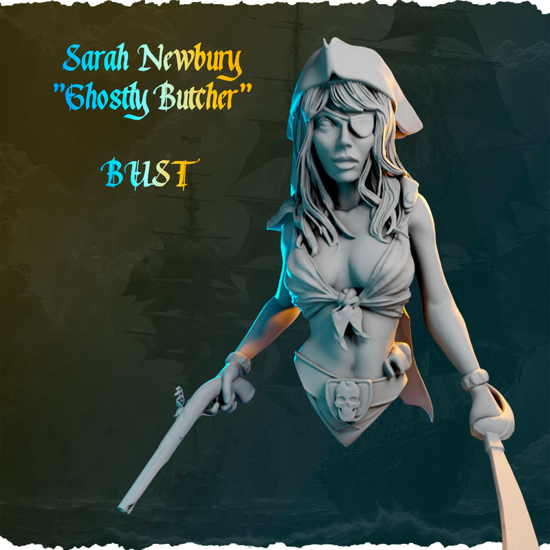 Sarah Newbury "Ghostly Butcher" Bust - 3D Print