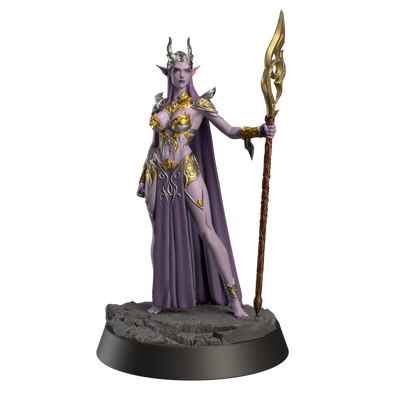 The Dark Elf Queen Zephyra - 32mm - 3D Print