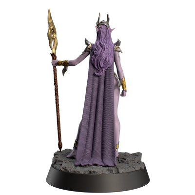 The Dark Elf Queen Zephyra - 75mm - 3D Print