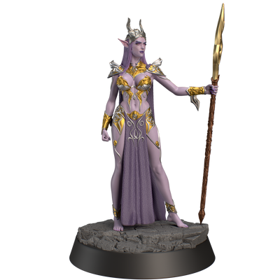 The Dark Elf Queen Zephyra - 75mm - 3D Print