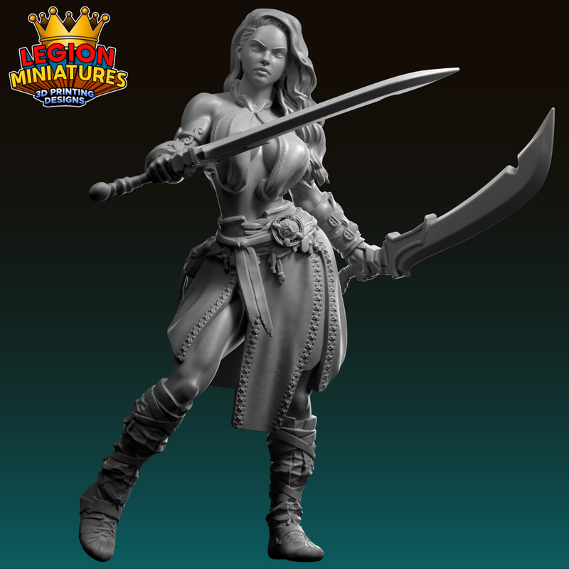 Thyra Barbarian Warrior - 3D Print