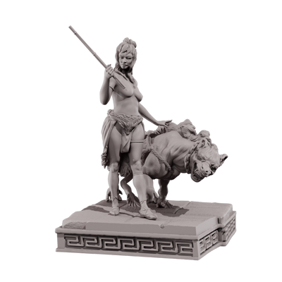 The Lost Kingdom of Seductive Amazons Diorama - 3D Print