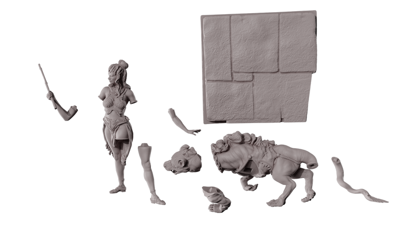 Vaelora and Hyena - 3D Print