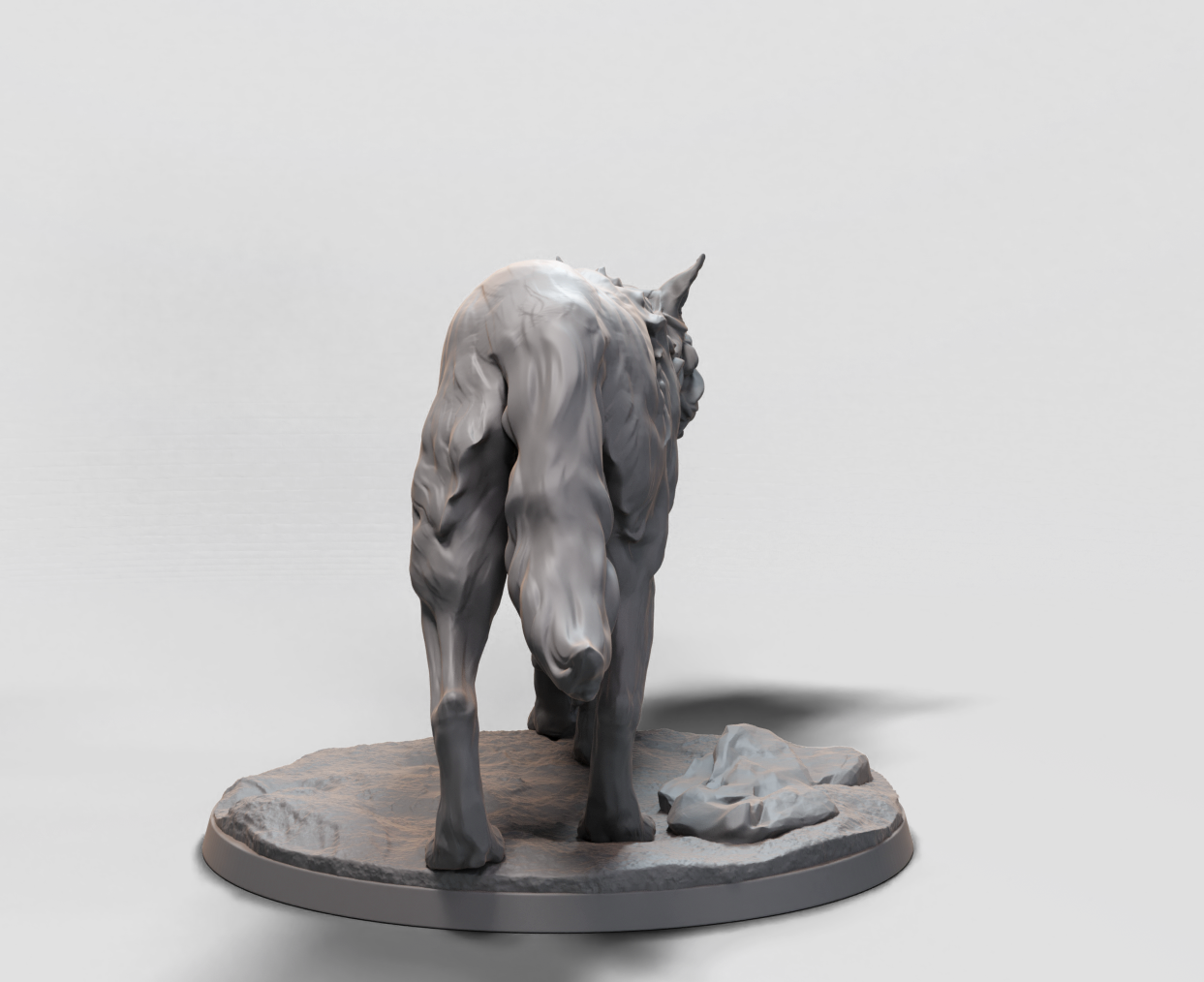 Wolf Rider, The Wolf - 3D Print - Arxila - El Greco Miniatures – El ...