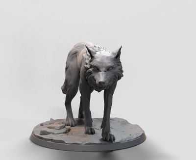 Wolf Rider, The Wolf - 3D Print