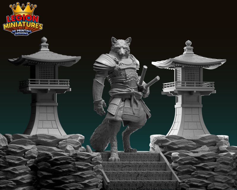 Kazemasu Samurai - 3D Print
