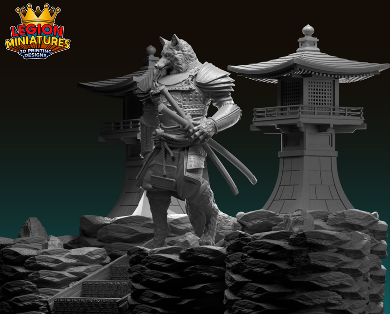 Kazemasu Samurai - 3D Print