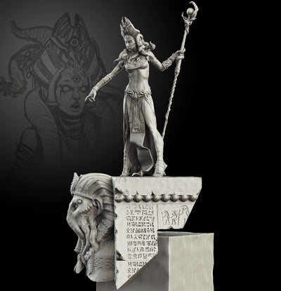 Egyptian Priestess 75mm