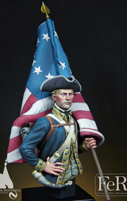 We the People… Continental Standard Bearer, 2nd Rhode Island, 1781