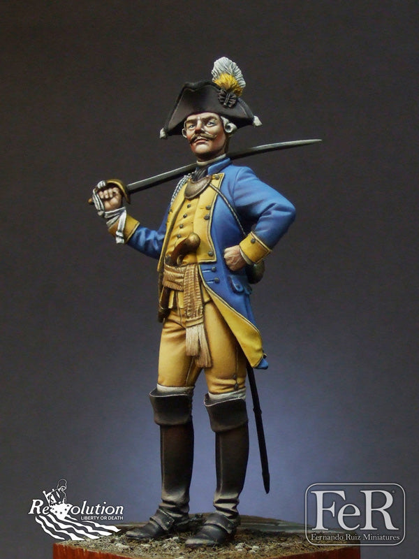 Brunswick Dragoons Cavalry OfficerSaratoga, 1777