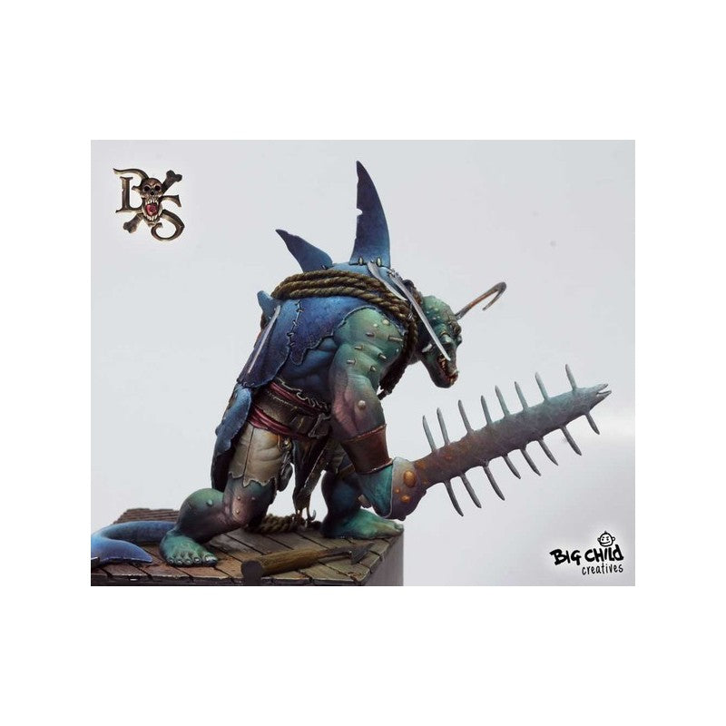 Sharki the Shark Hunter (60mm figure)