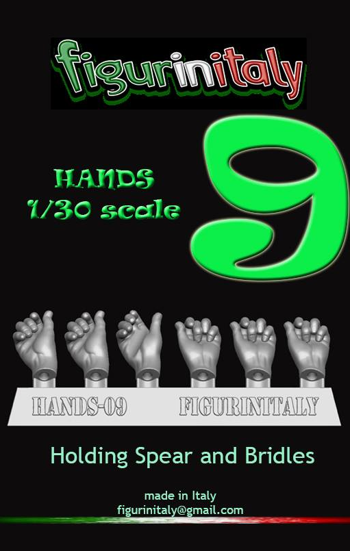 Hands Set No 9 - 1/30 Scale