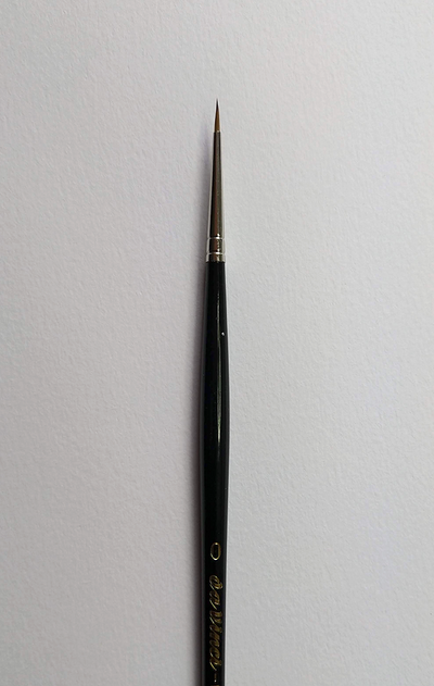 MAESTRO Tobolsky-Kolinsky Red Sable Brushes - SERIES 10 - Size 3/0