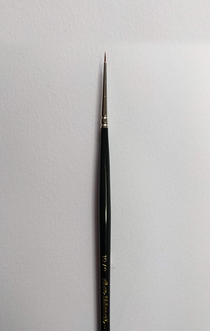 Lot De 4 Pinceaux Da Vinci Maestro Série 10 - Poils Martre Kolinsky - Tailles 0, 1, 2, 4 - Pour Aquarelle, Détails Fins