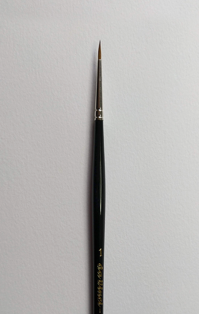MAESTRO Tobolsky-Kolinsky Red Sable Brushes - SERIES 10 - Size 1