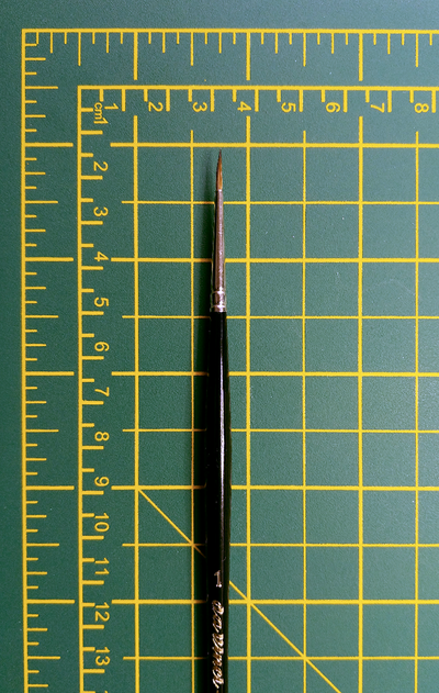 MAESTRO Tobolsky-Kolinsky Red Sable Brushes - SERIES 10 - Size 1