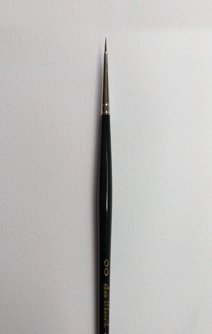 MAESTRO Tobolsky-Kolinsky Red Sable Brushes - SERIES 10 - Size 3/0