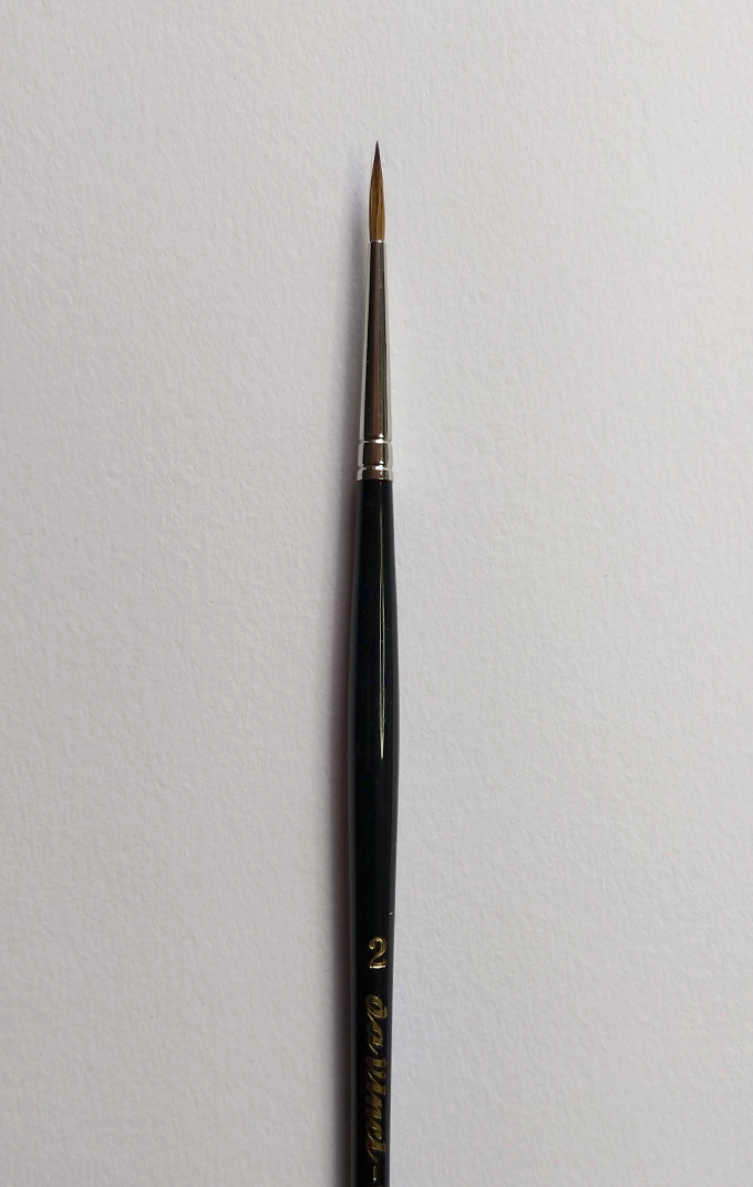 MAESTRO Tobolsky-Kolinsky Red Sable Brushes - SERIES 10 - Size 3/0