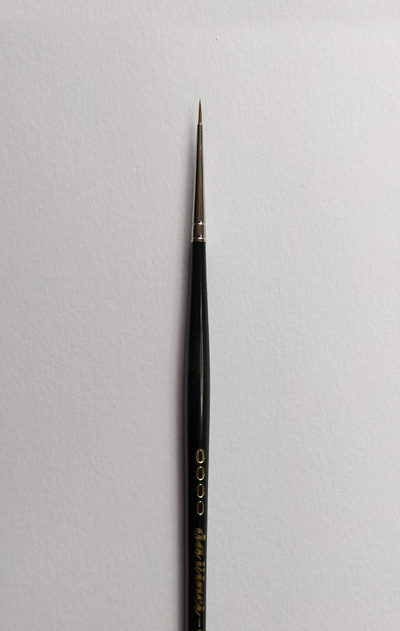 MAESTRO Tobolsky-Kolinsky Red Sable Brushes - SERIES 10 - Size 4/0