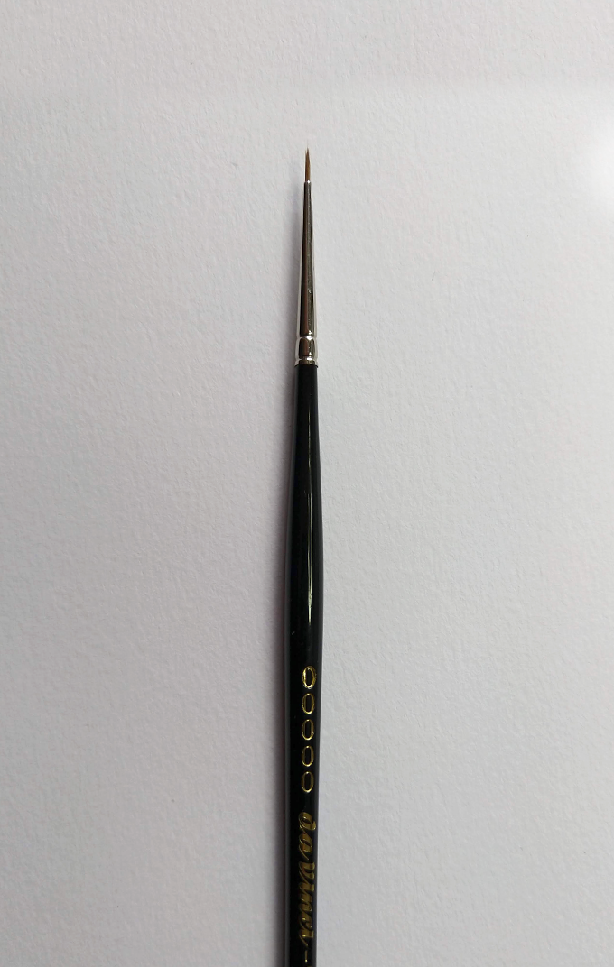 MAESTRO Tobolsky-Kolinsky Red Sable Brushes - SERIES 10 - Size 5/0