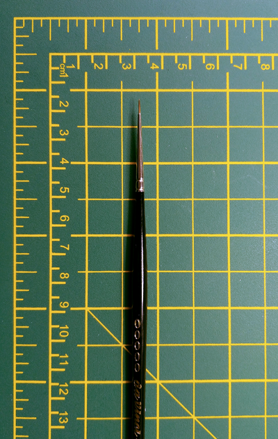 MAESTRO Tobolsky-Kolinsky Red Sable Brushes - SERIES 10 - Size 5/0
