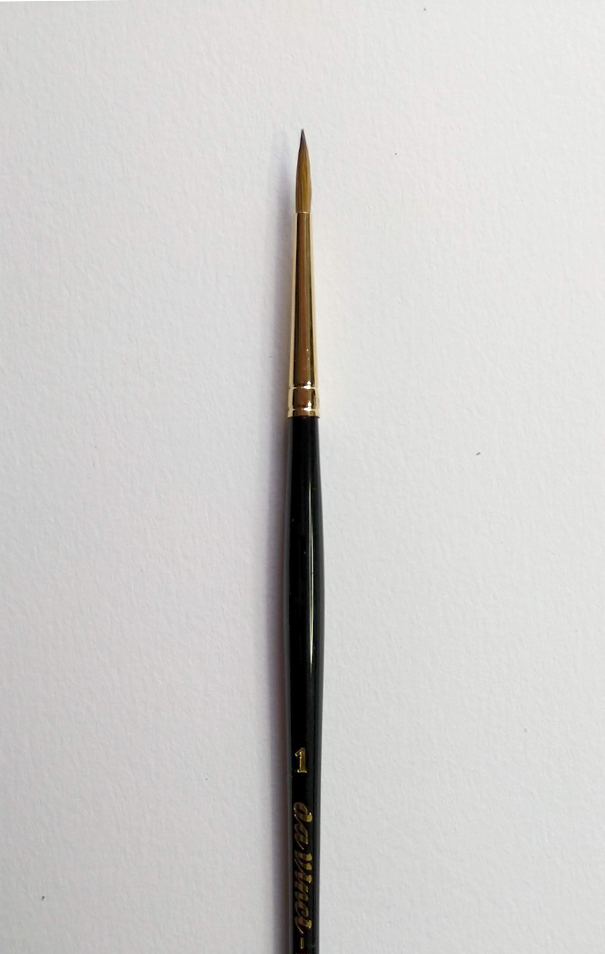 MAESTRO Tobolsky-Kolinsky Red Sable Brushes - SERIES 11 - Size 1