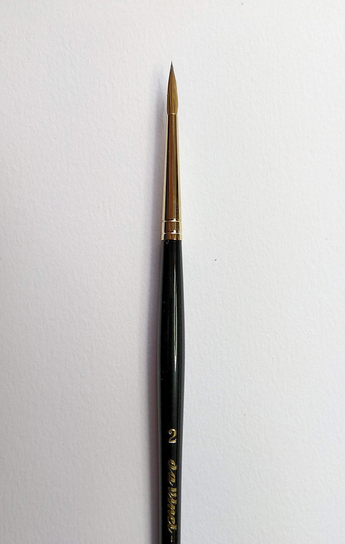 MAESTRO Tobolsky-Kolinsky Red Sable Brushes - SERIES 11 - Size 2