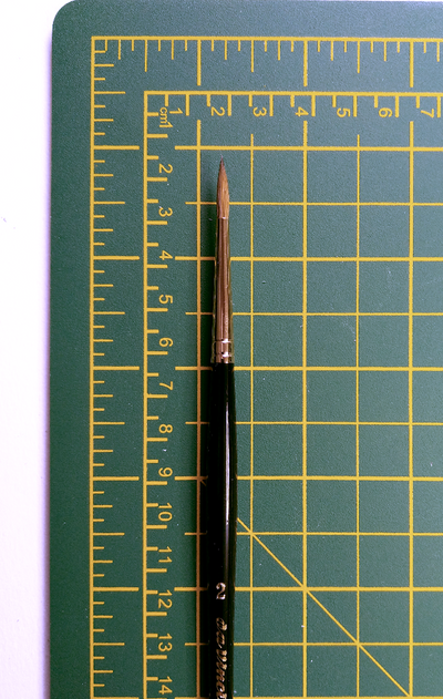 MAESTRO Tobolsky-Kolinsky Red Sable Brushes - SERIES 11 - Size 0