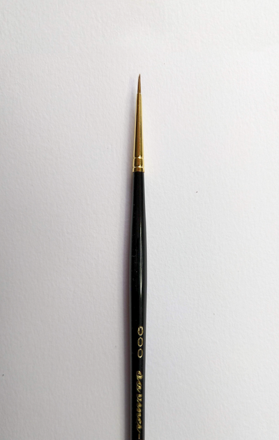 MAESTRO Tobolsky-Kolinsky Red Sable Brushes - SERIES 11 - Size 0