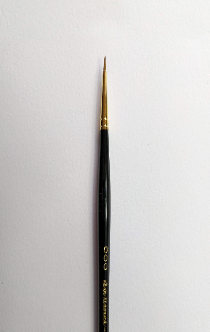 MAESTRO Tobolsky-Kolinsky Red Sable Brushes - SERIES 11 - Size 0