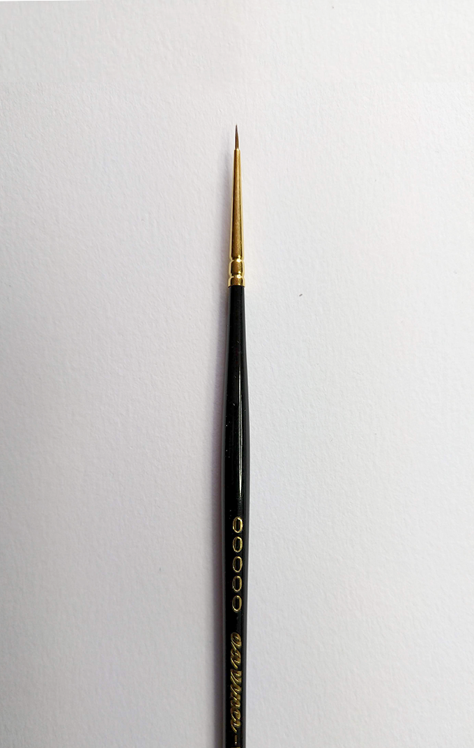 MAESTRO Tobolsky-Kolinsky Red Sable Brushes - SERIES 11 - Size 2