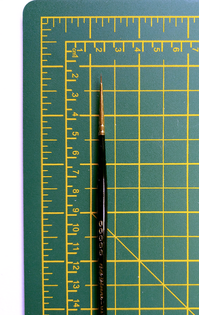 MAESTRO Tobolsky-Kolinsky Red Sable Brushes - SERIES 11 - Size 2/0