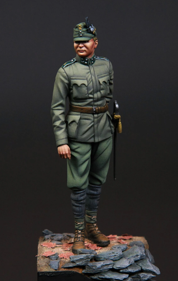 Austro-Hungarian Mountain Troop Officer WW I, Bozan (75mm)