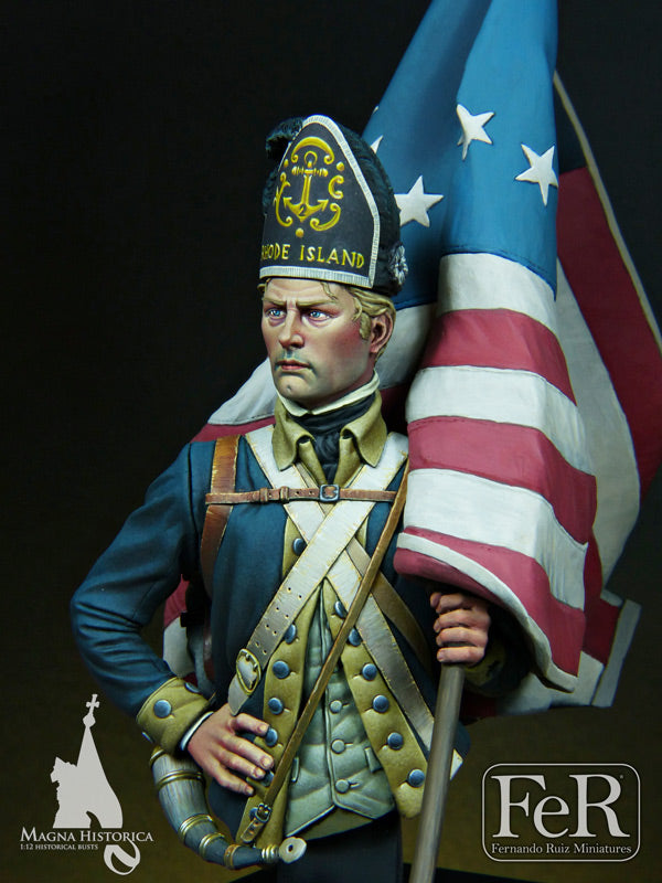 We the People… Continental Standard Bearer, 2nd Rhode Island, 1781