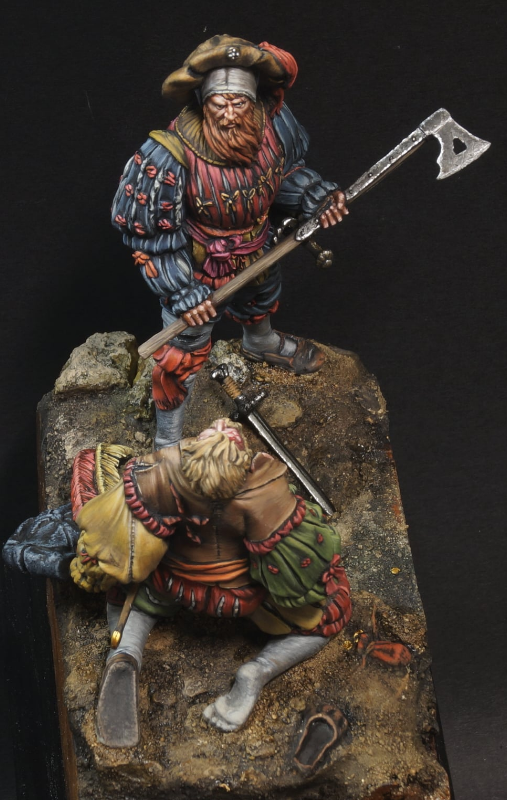 Landsknechts XVI cent "Quarrel"