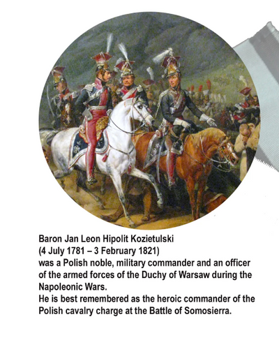 Jan Leon Kozietulski, Officer, Polish Guard Lancer
