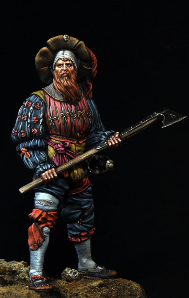 Landsknecht, with Axe, XVI C.