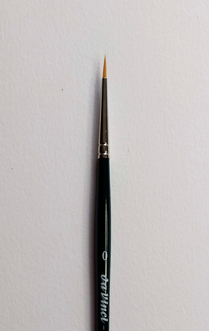NOVA Finest Golden Synthetic Fibre Brushes - SERIES 1570 - Size 2