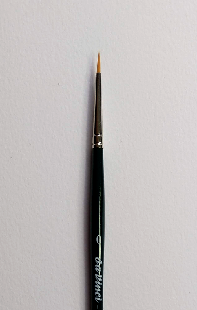 NOVA Finest Golden Synthetic Fibre Brushes - SERIES 1570 - Size 1