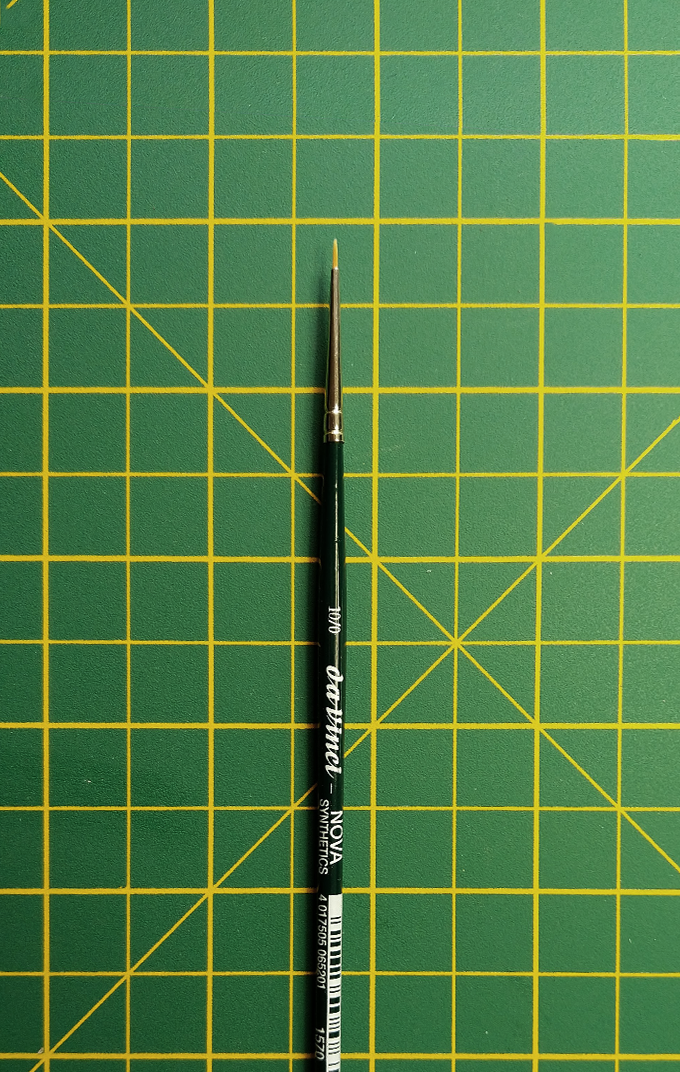 NOVA Finest Golden Synthetic Fibre Brushes - SERIES 1570 - Size 1