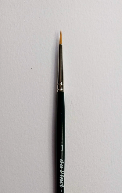 NOVA Finest Golden Synthetic Fibre Brushes - SERIES 1570 - Size 5/0