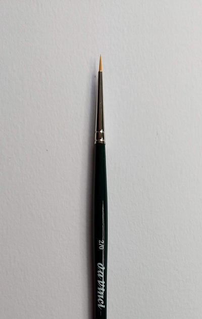 NOVA Finest Golden Synthetic Fibre Brushes - SERIES 1570 - Size 0
