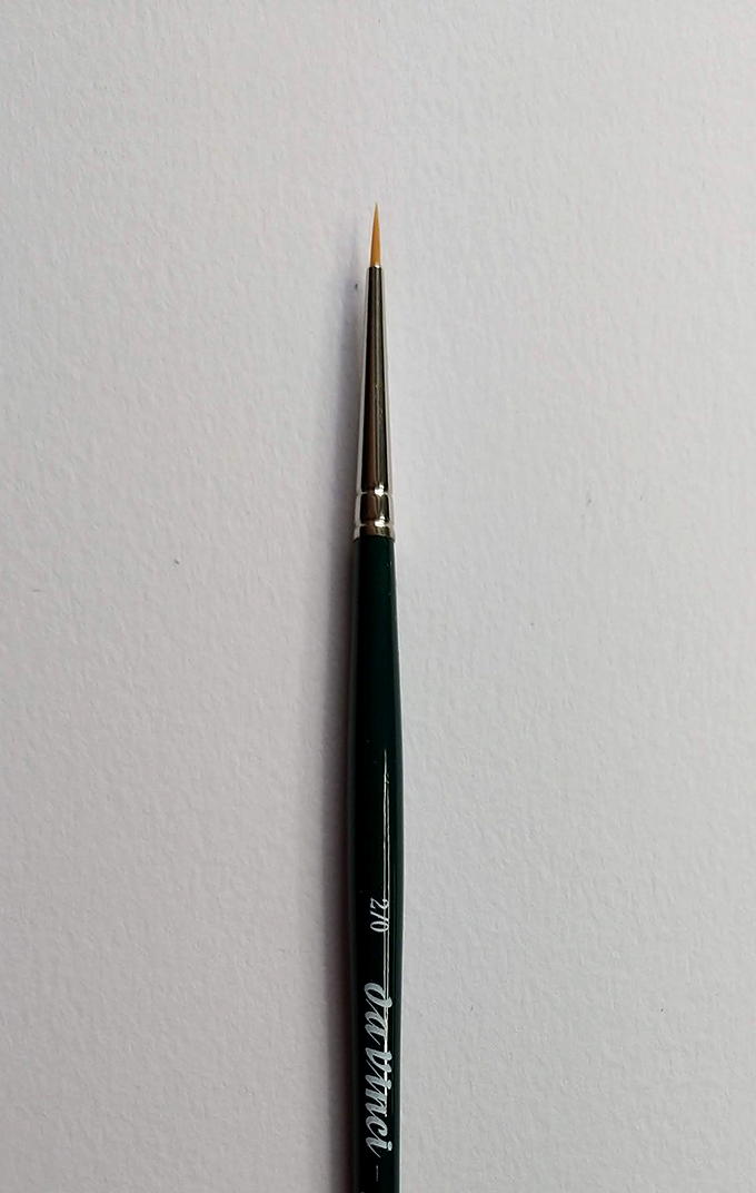 NOVA Finest Golden Synthetic Fibre Brushes - SERIES 1570 - Size 1