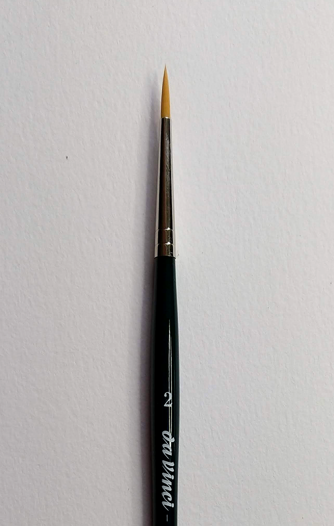NOVA Finest Golden Synthetic Fibre Brushes - SERIES 1570 - Size 2