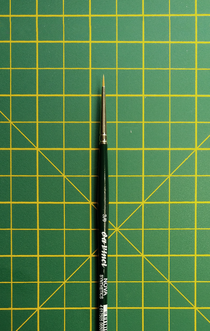 NOVA Finest Golden Synthetic Fibre Brushes - SERIES 1570 - Size 1