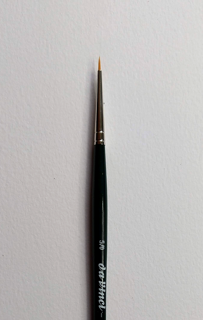 NOVA Finest Golden Synthetic Fibre Brushes - SERIES 1570 - Size 2/0