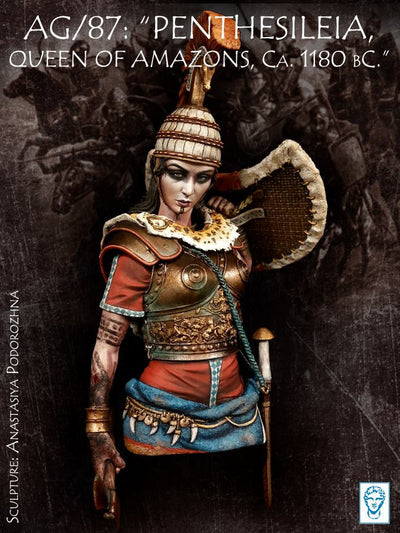 Penthesileia, Queen of Amazons, Trojan War, Ca. 1180 BC