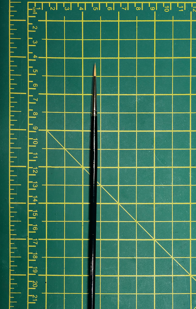 NOVA Oil-Painting Round Golden Synthetic Brushes - SERIES 1670 - Size 0