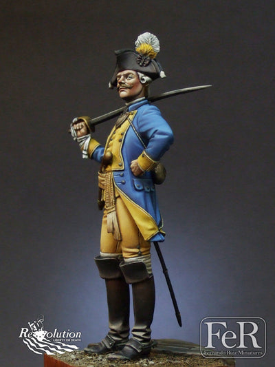 Brunswick Dragoons Cavalry OfficerSaratoga, 1777