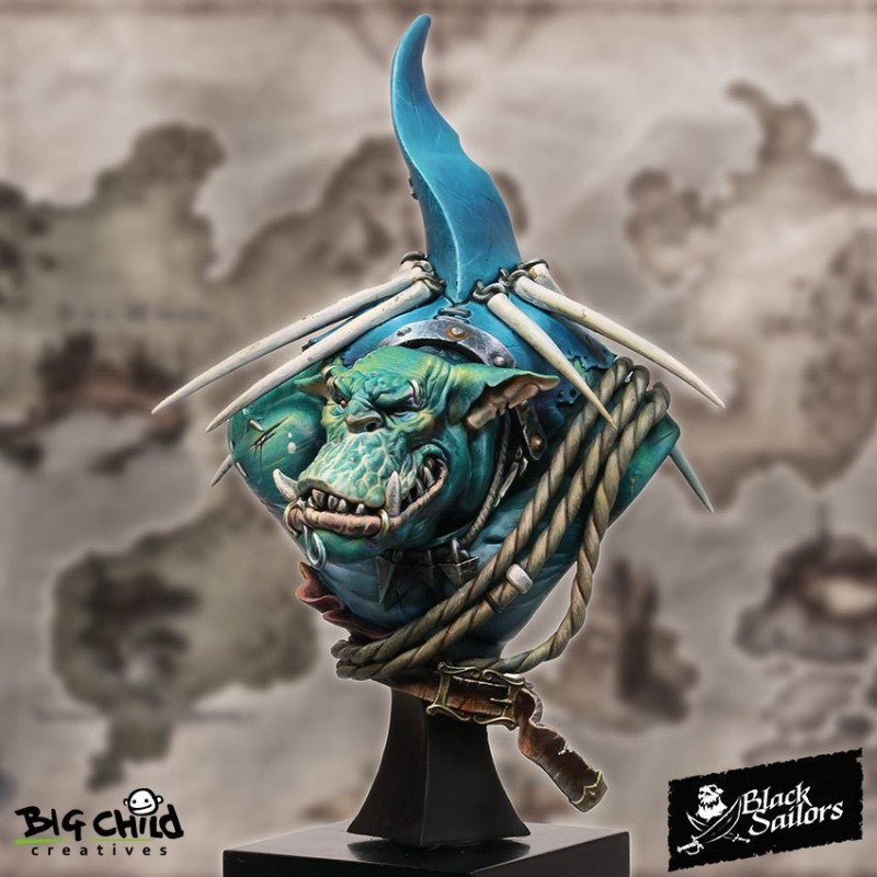 Sharki the Shark Hunter Bust